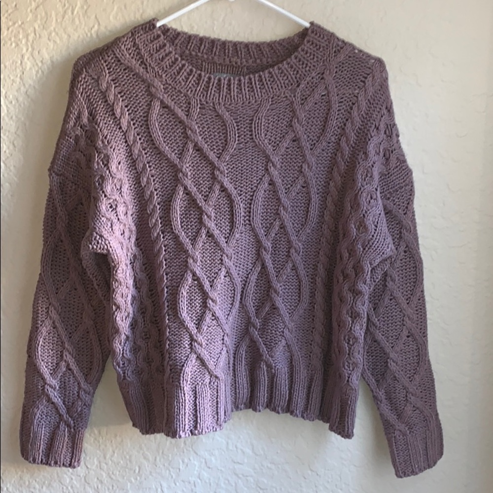 CUTE MAUVE SWEATER